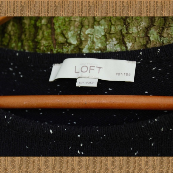 loft black and white sweater - Picture 2 of 5